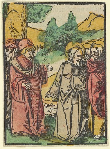 Christ Warning the Disciples of False Prophets, from Das Plenarium