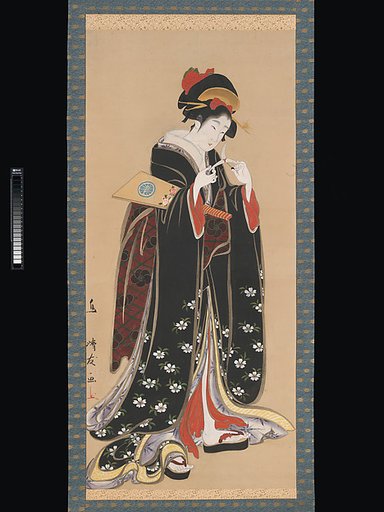 Woman with Battledore and Shuttlecock