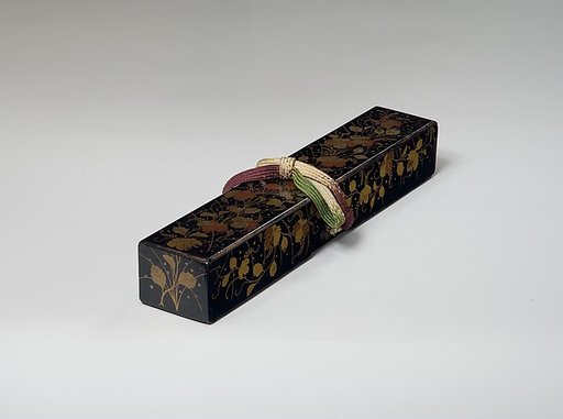 Scroll Box (Jikumono-bako) with Paulownia and Autumn Grasses