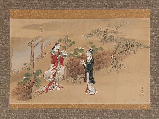 "Evening Faces" chapter from The Tale of Genji (Genji monogatari)