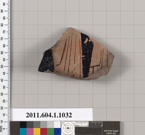 Terracotta fragment of a kylix (drinking cup)