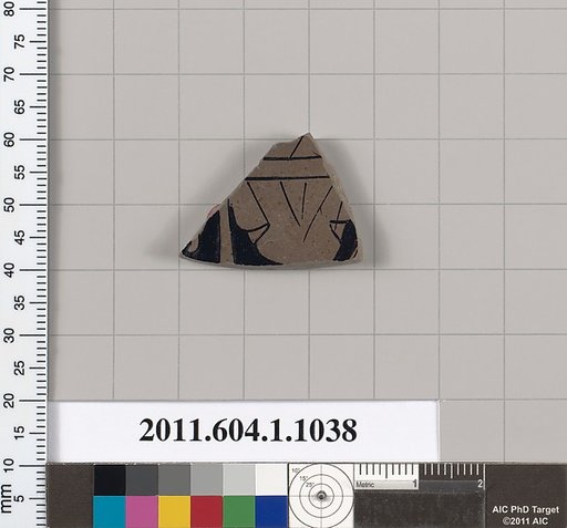 Terracotta fragment of a kylix (drinking cup)