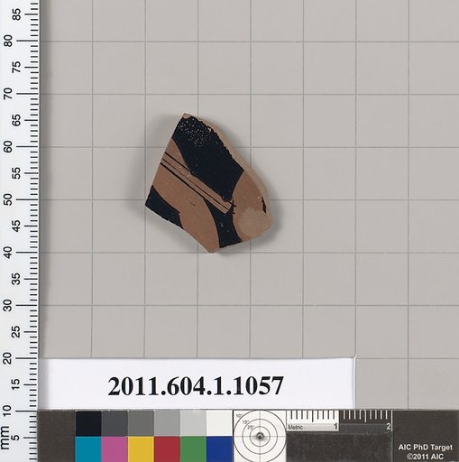 Terracotta fragment of a kylix (drinking cup)