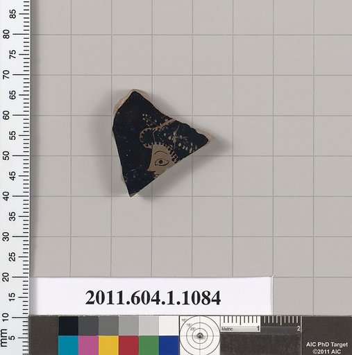 Terracotta fragment of a kylix (drinking cup)