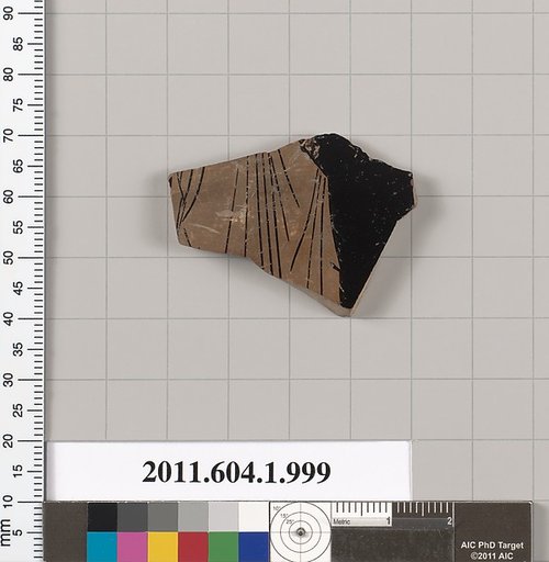 Terracotta fragment of a kylix (drinking cup)