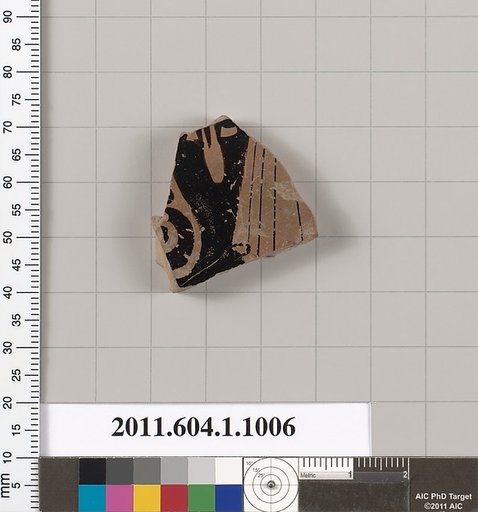 Terracotta fragment of a kylix (drinking cup)
