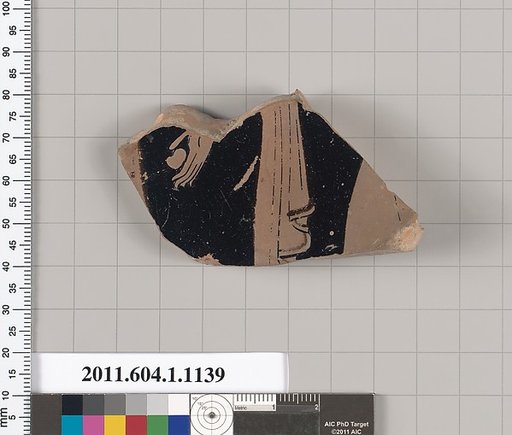 Terracotta fragment of a kylix (drinking cup)