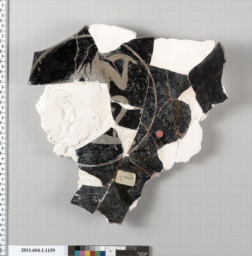 Terracotta fragment of a kylix (drinking cup)