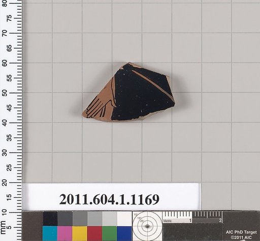 Terracotta fragment of a kylix (drinking cup)