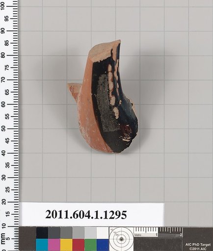 Terracotta fragment of a kylix (drinking cup)