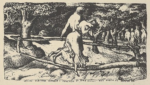 The Flood, reproduced for Calvert's "Memoir"