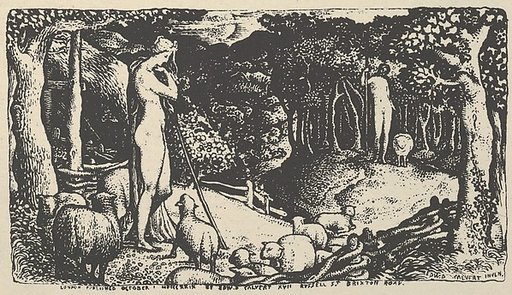 Ideal Pastoral Life, reproduced for Calver's "Memoir"