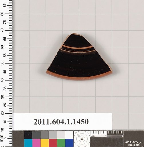 Terracotta fragment of a kylix (drinking cup)