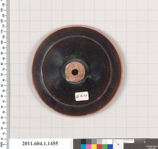 Terracotta fragment of a kylix (drinking cup)