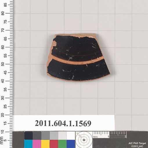 Terracotta fragment of a kylix (drinking cup)