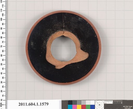 Terracotta fragment of a kylix (drinking cup)