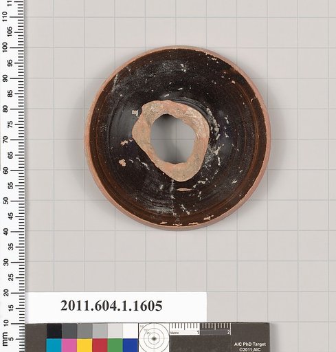Terracotta fragment of a kylix (drinking cup)