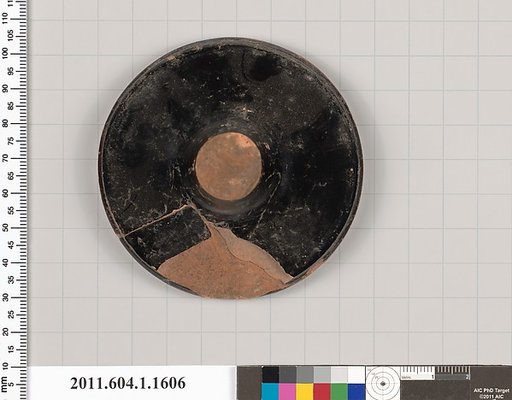 Terracotta fragment of a kylix (drinking cup)