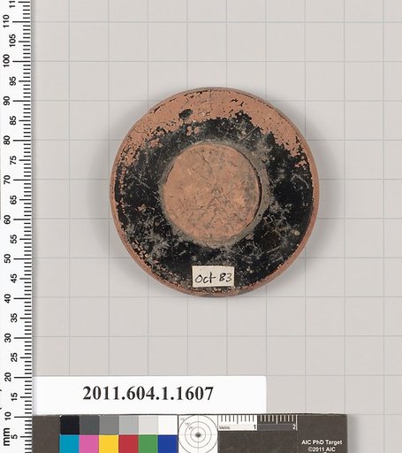 Terracotta fragment of a kylix (drinking cup)