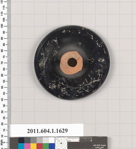 Terracotta fragment of a kylix (drinking cup)