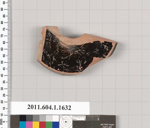 Terracotta fragment of a kylix (drinking cup)