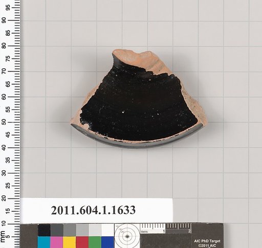 Terracotta fragment of a kylix (drinking cup)