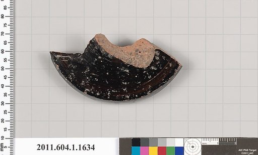 Terracotta fragment of a kylix (drinking cup)