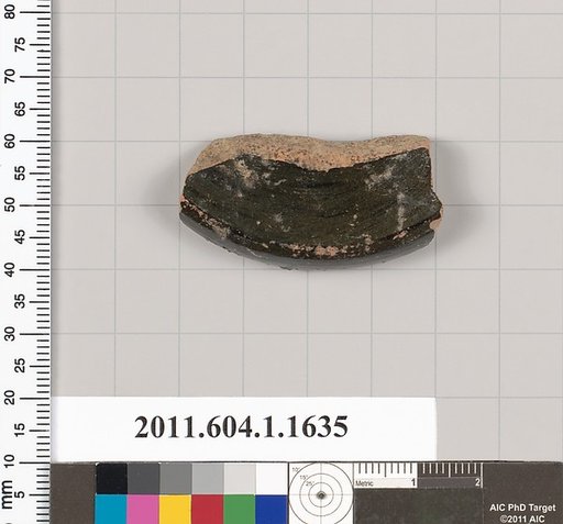 Terracotta fragment of a kylix (drinking cup)