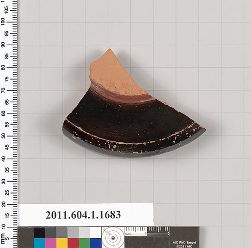 Terracotta fragment of a kylix? (drinking cup)