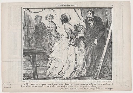 Ah! madame,... vous venez de nous jouer Marivaux comme jamais on ne l'avait joué..., from "Les Comediens de Société"
