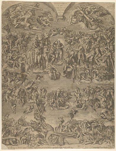 The Last Judgment from the Sistine Chapel