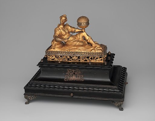 Automaton clock in the form of Urania, Muse of Astronomy