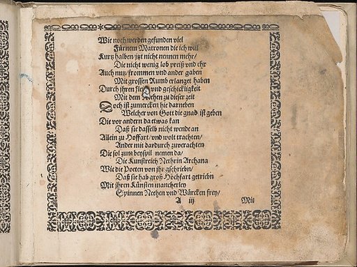 Schön Neues Modelbuch (Page 4 recto)
