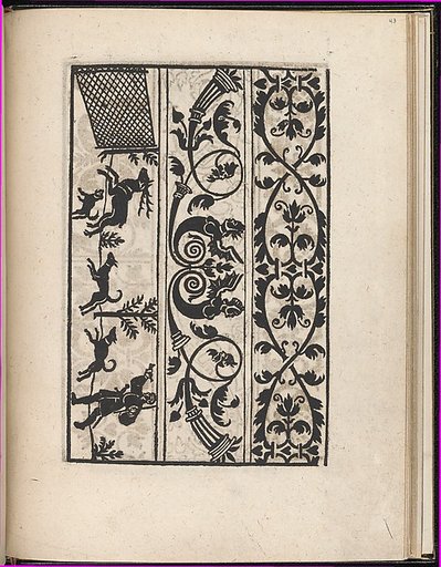 Page from Ein new kunstlich Modelbuch...(Page 43r)