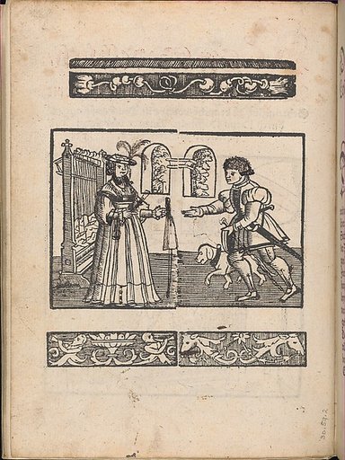 New Modelbüch allen Nägerin u. Sydenstickern (title page verso, 1v)