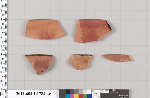 Terracotta rim fragments of kylikes(drinking cups)