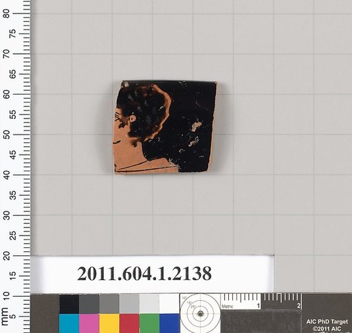 Terracotta rim fragment of a kylix (drinking cup)