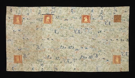 Buddhist Vestment (Kesa) with Figural Squares