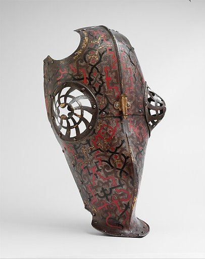 Portions of an Armor Garniture for Field and Tournament Made for Duke Nikolaus "The Black" Radziwill (1515–1565), Duke of Nesvizh and Olyka, Prince of the Empire, Grand Chancellor and Marshal of Lithuania