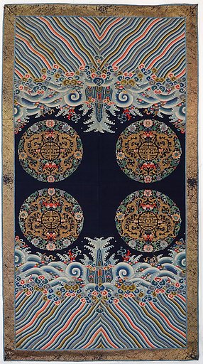 Panel with dragon medallions