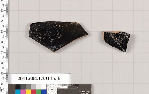 Terracotta fragments of kylikes(drinking cups)