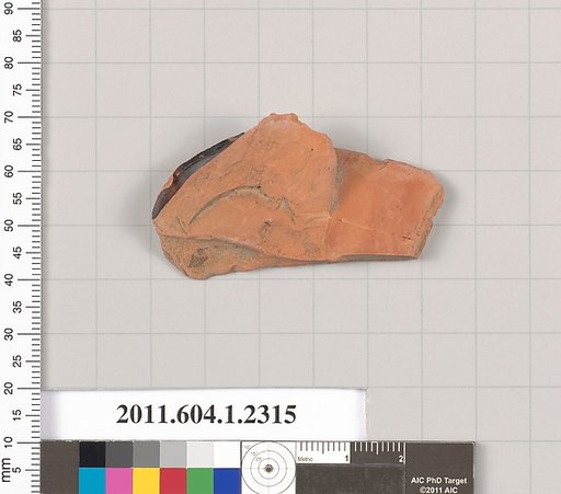 Terracotta fragment of a kylix (drinking cup)