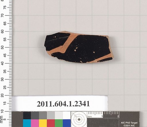 Terracotta fragment of a kylix (drinking cup)