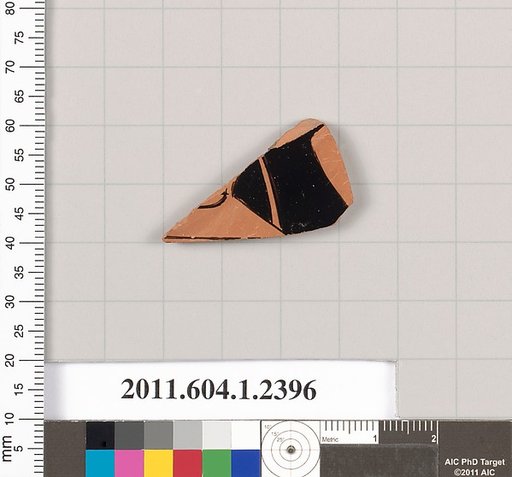 Terracotta fragment of a kylix (drinking cup)