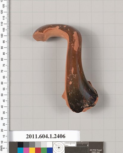Terracotta fragment of a kylix (drinking cup)