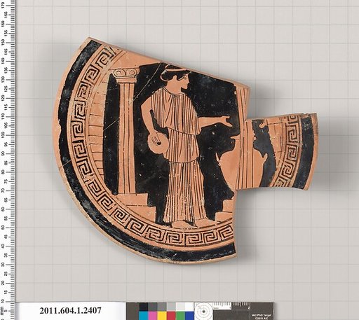 Terracotta fragment of a kylix (drinking cup)