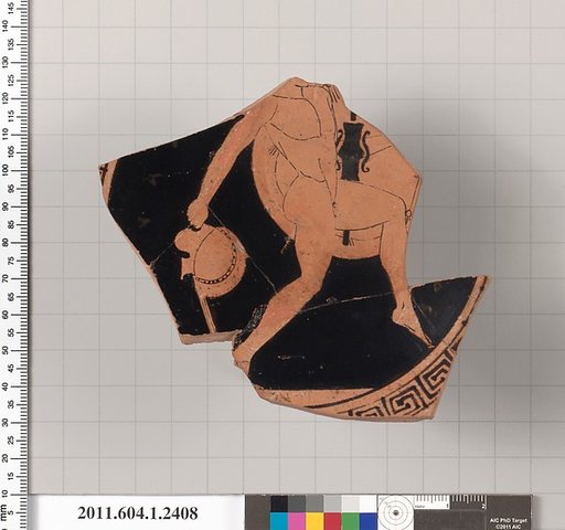 Terracotta fragment of a kylix (drinking cup)