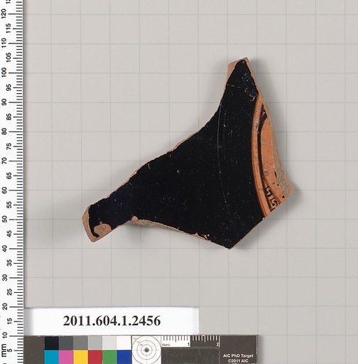 Terracotta fragment of a kylix (drinking cup)