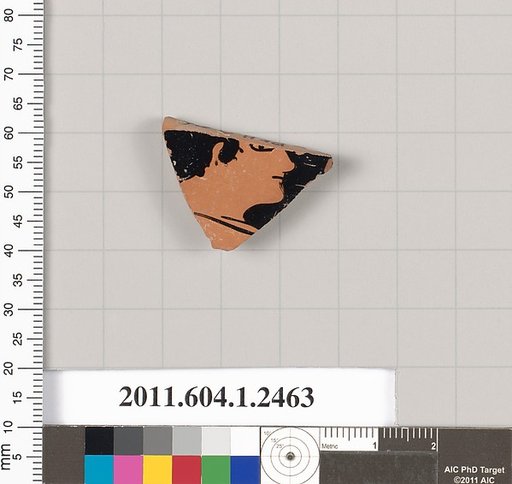 Terracotta fragment of a kylix (drinking cup)