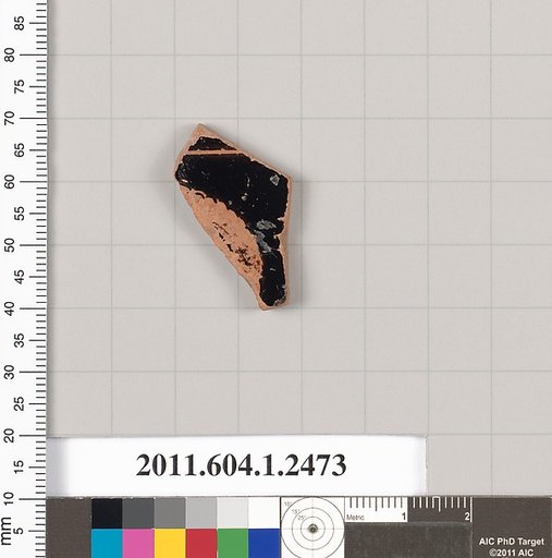 Terracotta fragment of a kylix (drinking cup)